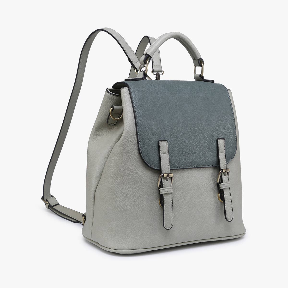 BP1891 Brooks Convertible Backpack/Shoulder Bag: Grey