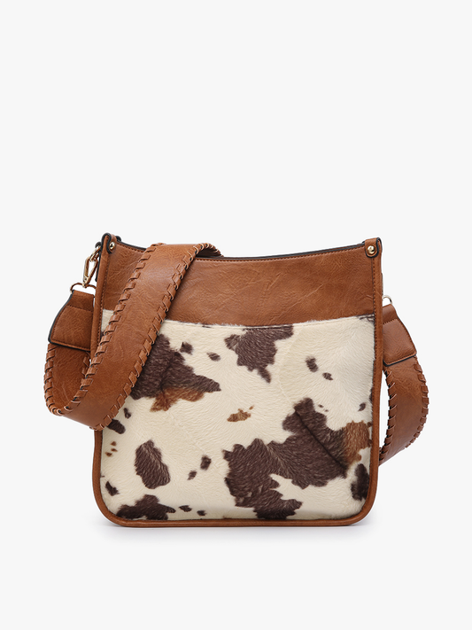 Cow Crossbody with Guitar Strap Bag