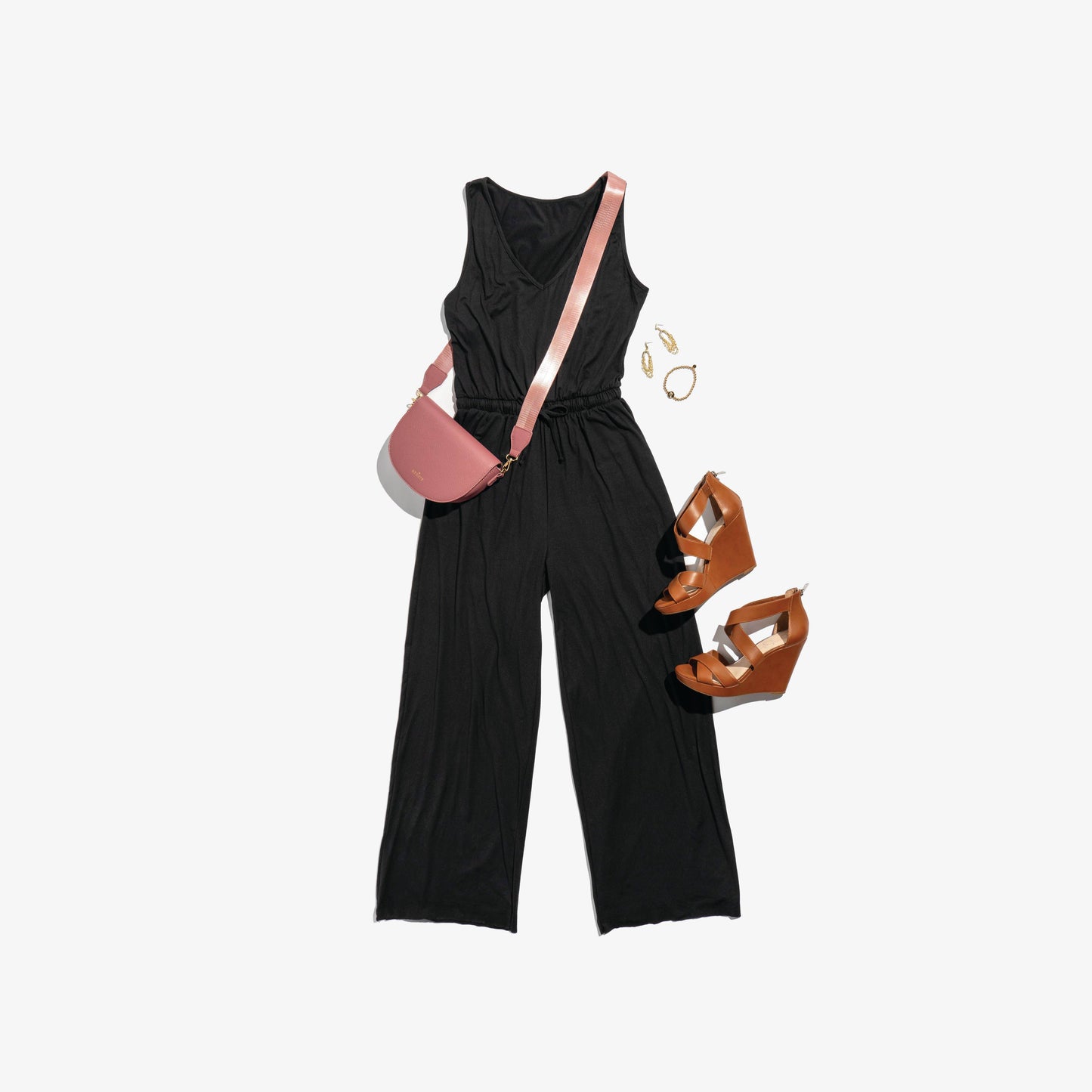 Allthreads Vineyard Jumpsuit Open Stock: Black / Large