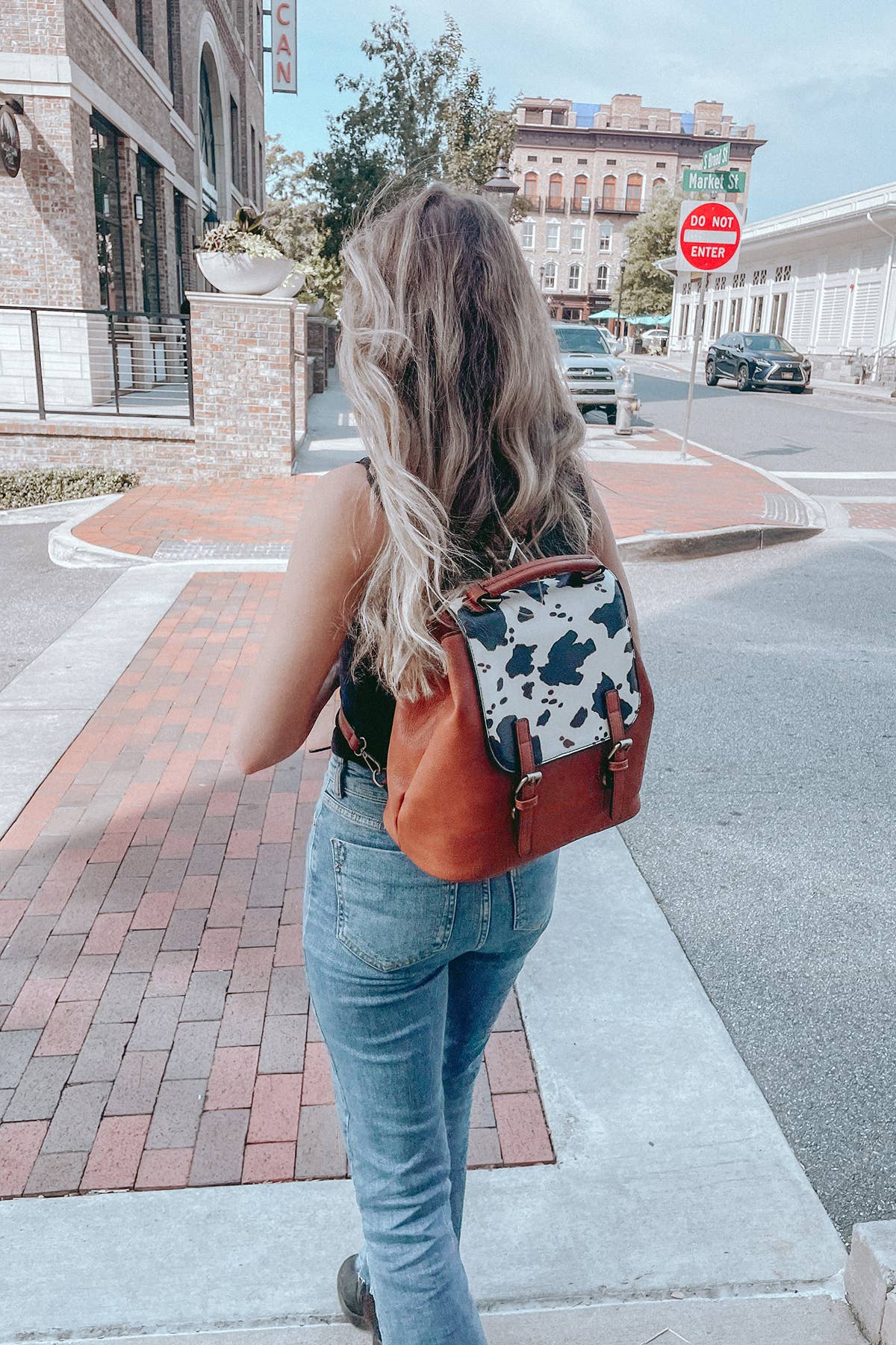 BP1891 Brooks Convertible Backpack/Shoulder Bag: Grey