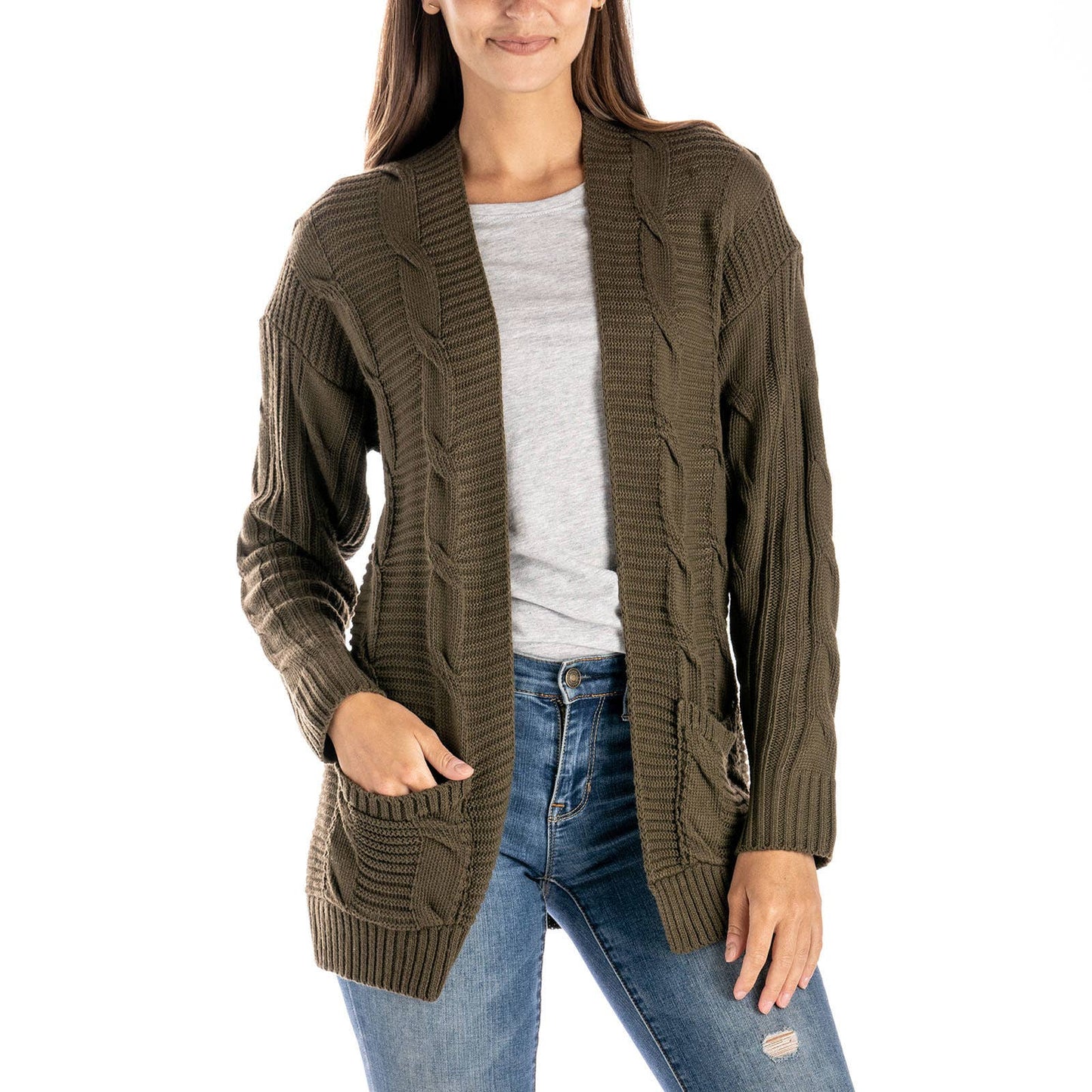 Allthreads Aspen Cardigan Open Stock: Black / Large