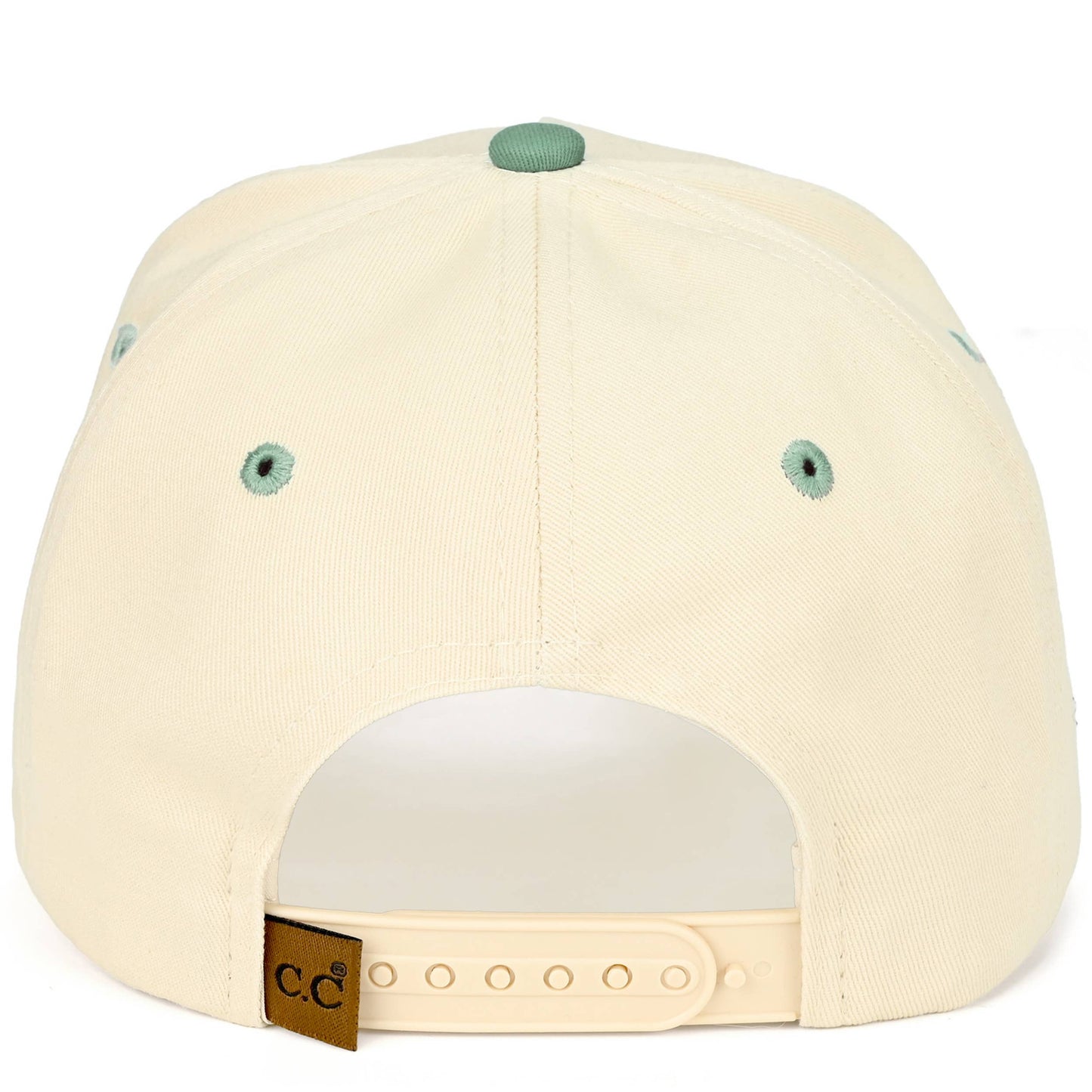 C.C MAMA Letter embroidered Snapback Trucker Hat: Light Pink
