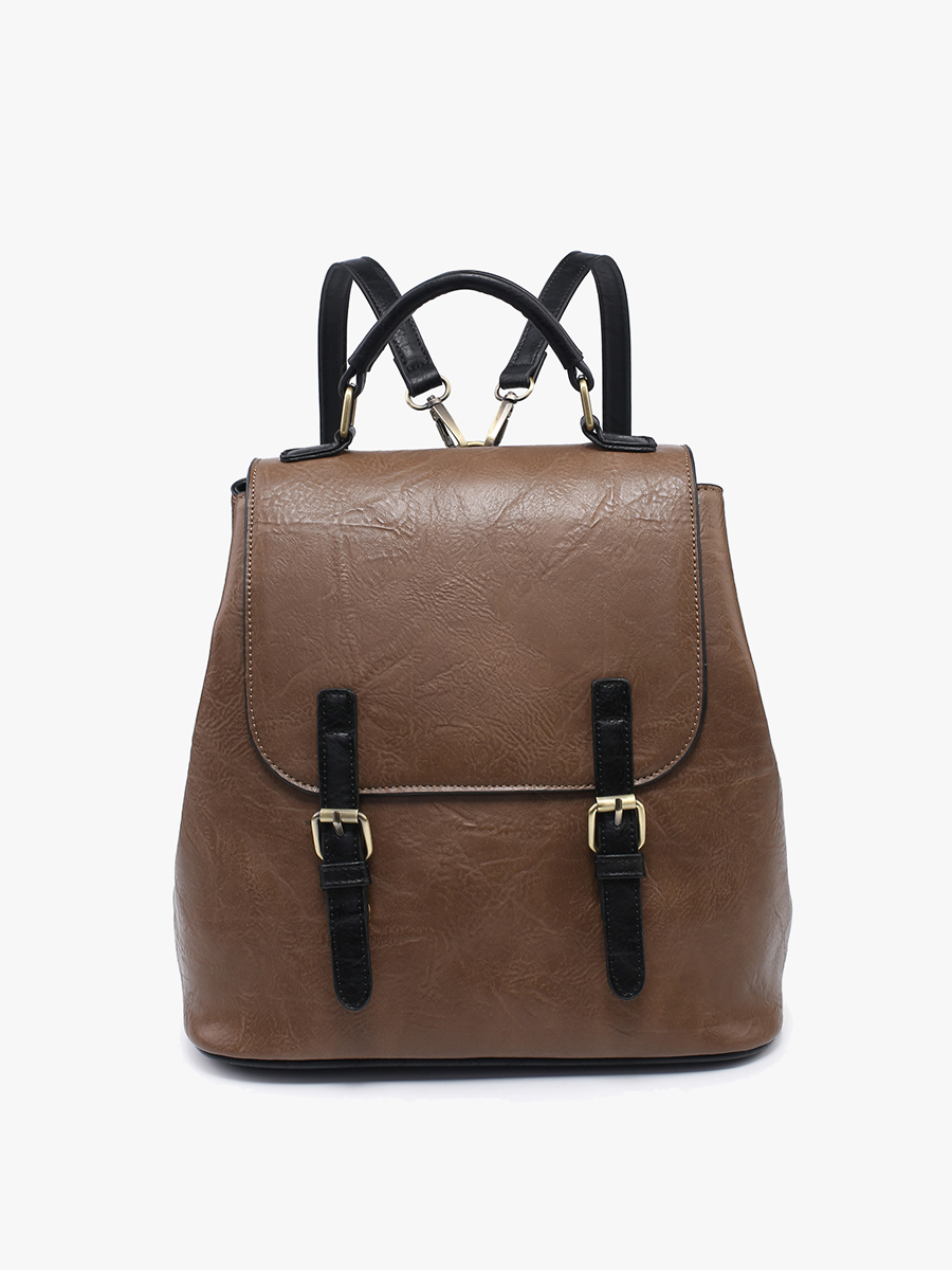 BP1891 Brooks Convertible Backpack/Shoulder Bag: Grey