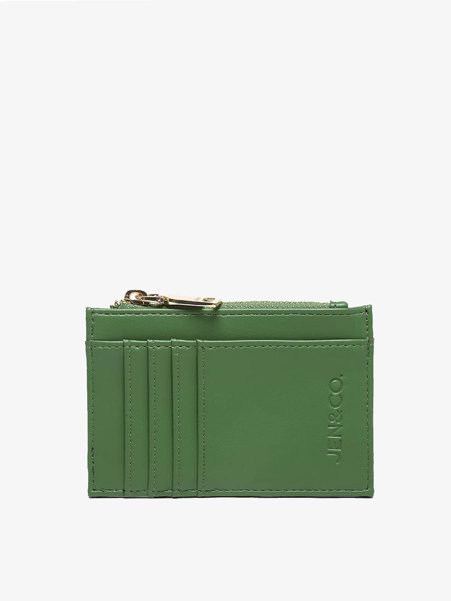 WL1991 Sia Printed Card Holder Wallet: Mint