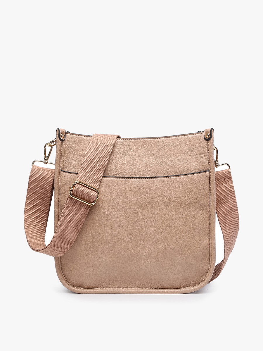 M2168 Posie Crossbody w/ Removable Strap: Brown.Brown