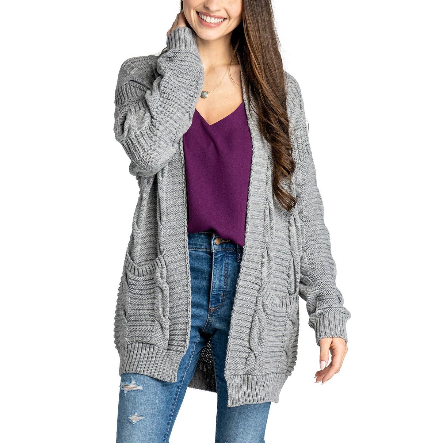Allthreads Aspen Cardigan Open Stock: Black / Large