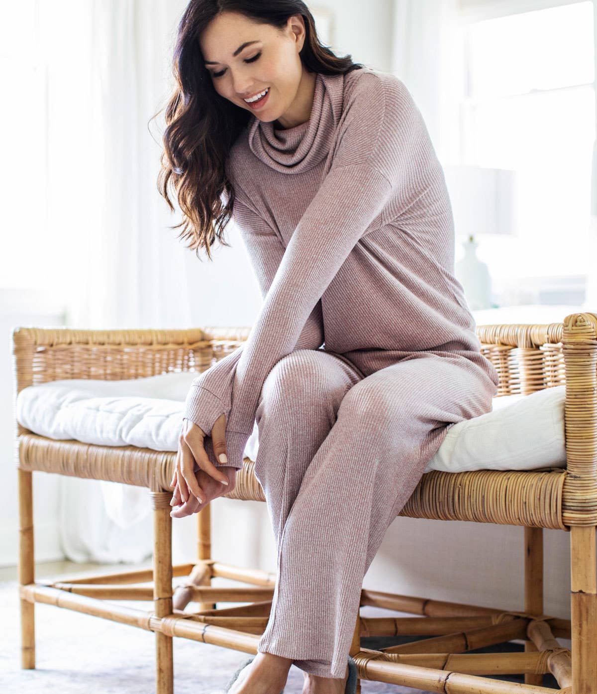 Hello Mello Cuddleblend Pants Open Stock: Black / X-Large