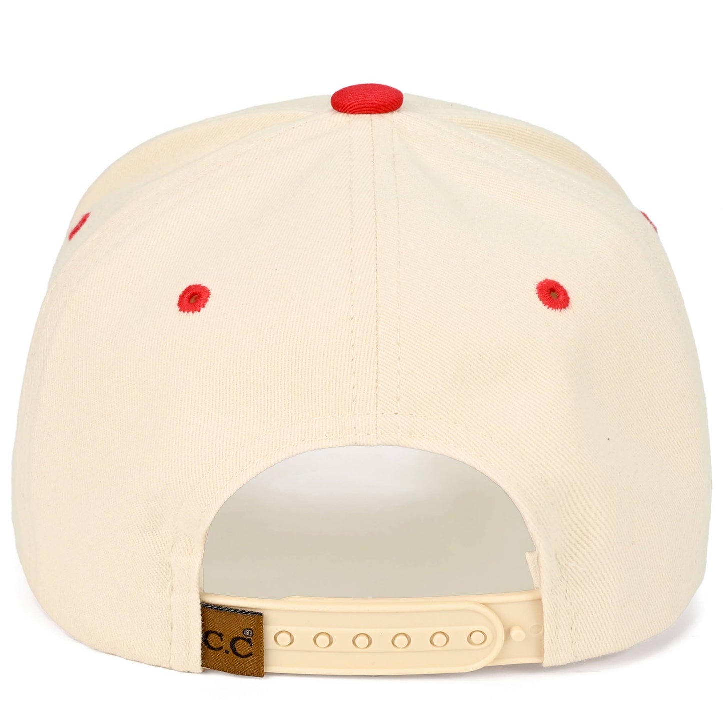 C.C MAMA Letter embroidered Snapback Trucker Hat: Black