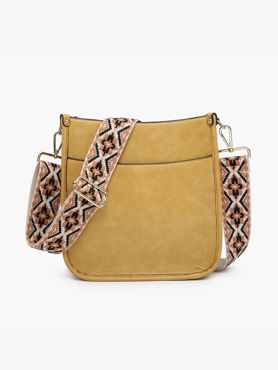 M2168 Posie Crossbody w/ Removable Strap: Brown.Brown
