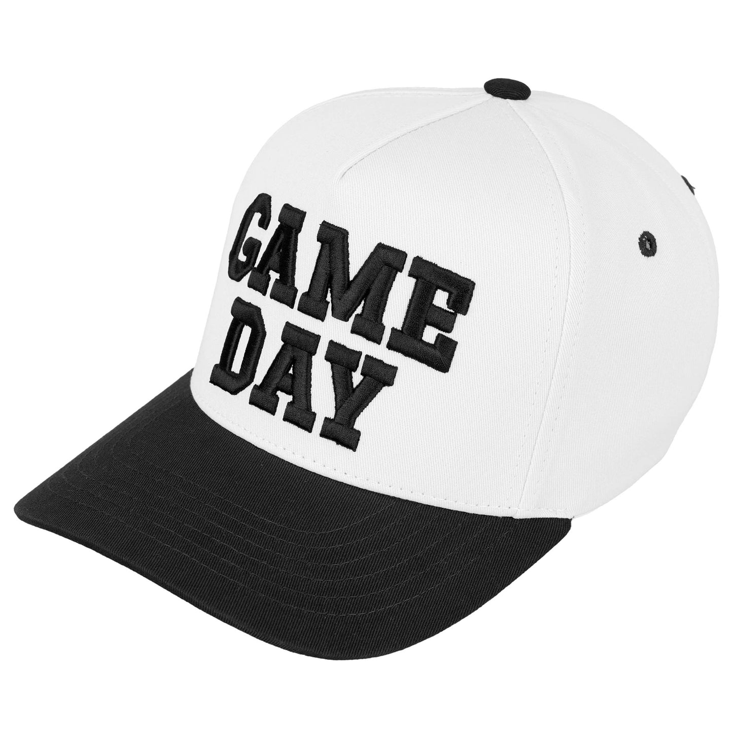 C.C GAME DAY Embroidered Cotton Baseball Cap: Leopard