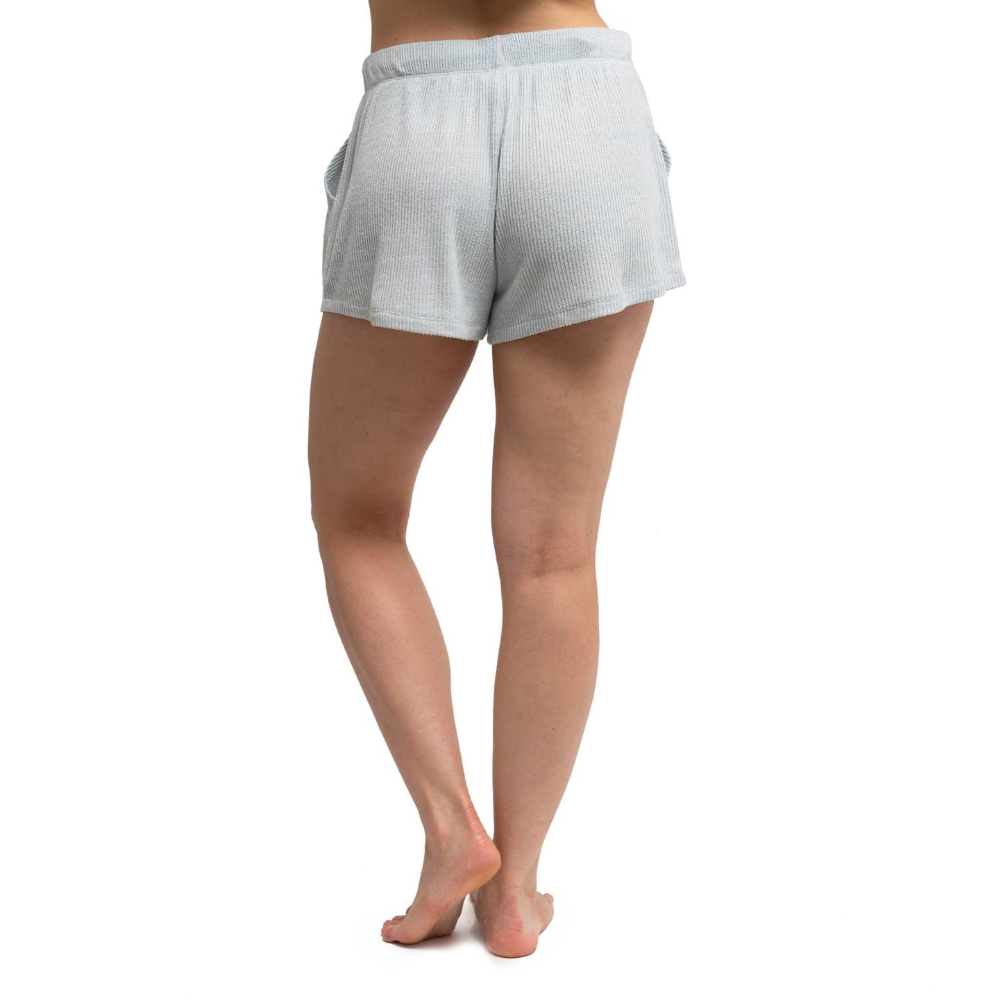 Hello Mello CuddleBlend Shorts Open Stock: Gray / Small