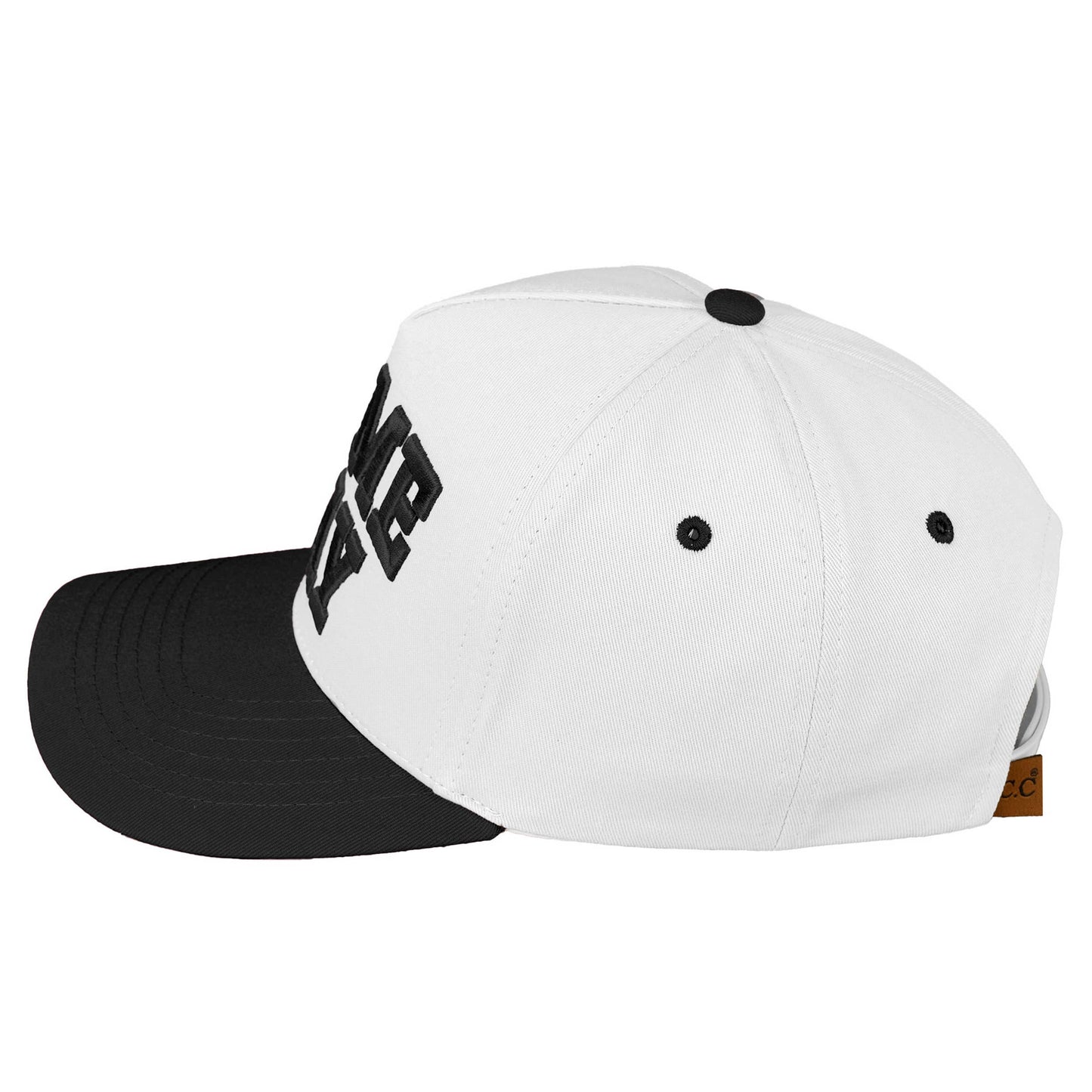 C.C GAME DAY Embroidered Cotton Baseball Cap: Leopard
