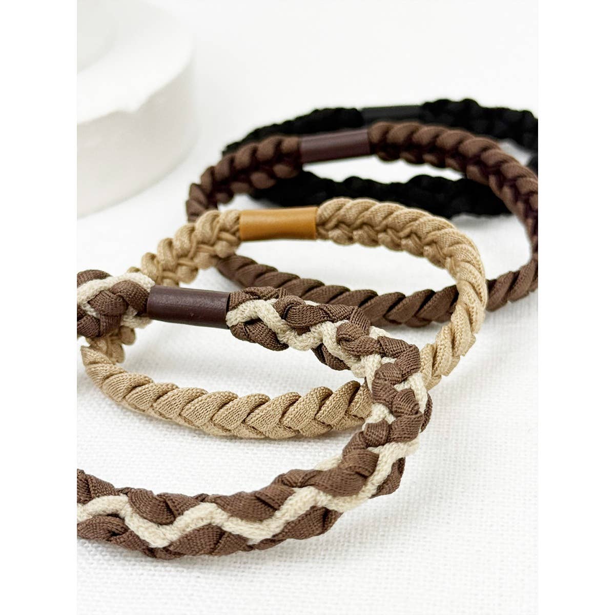 Boho Style Elastic Ponytail Hair Tie: MIX COLOR / ONE(12)