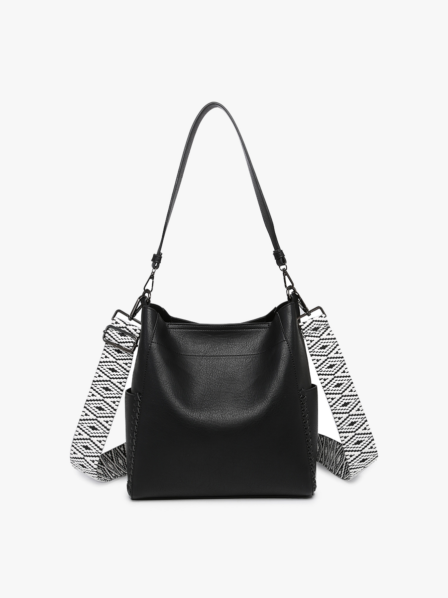 Penny 2-in-1 Bucket Bag w/ Guitar Strap | M2070 : Grey