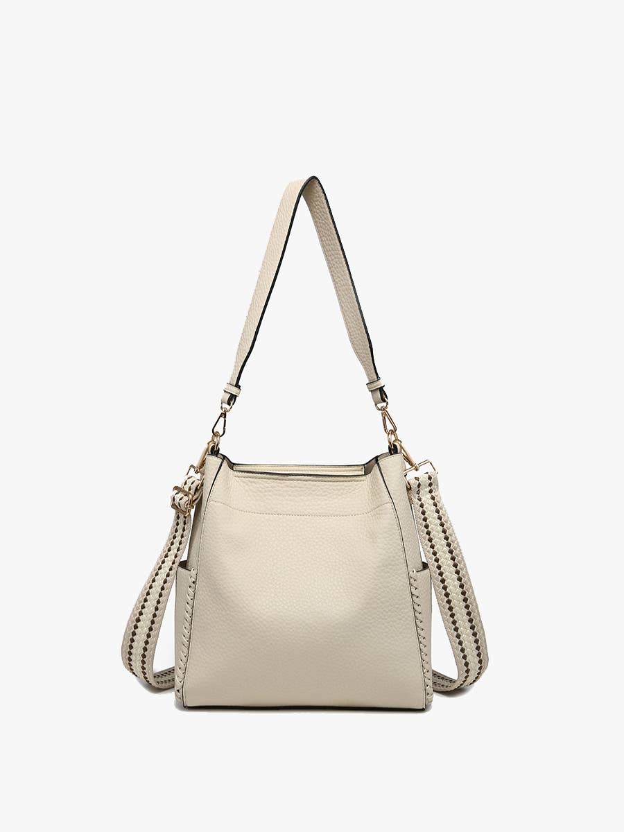 Penny 2-in-1 Bucket Bag w/ Guitar Strap | M2070 : Grey