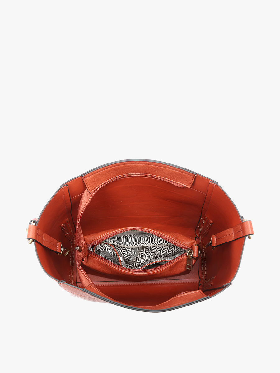 Penny 2-in-1 Bucket Bag w/ Guitar Strap | M2070 : Grey
