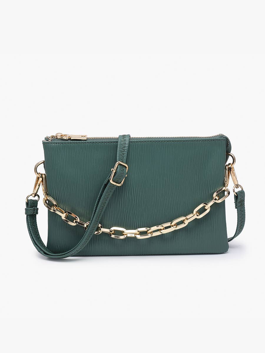 Izzy Textured Crossbody w/ Guitar Strap | M2056TXT : Off White