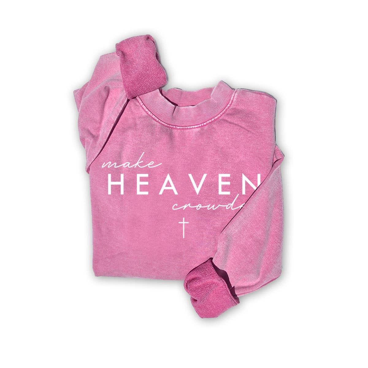 MAKE HEAVEN MINERAL GRAPHIC SWEATSHIRTS: Mineral Taupe / S-M-L-XL(1-2-2-1)
