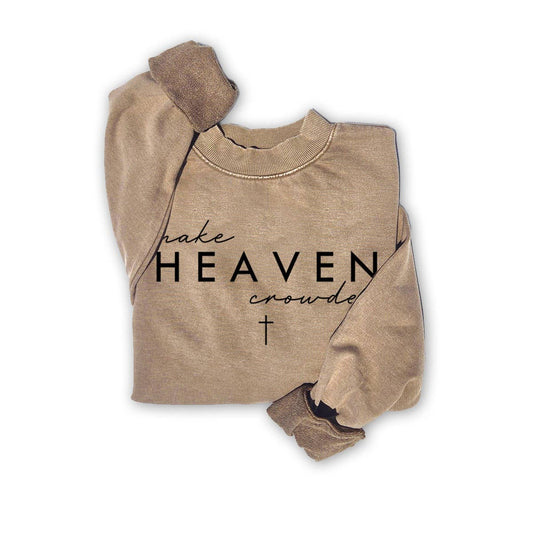 MAKE HEAVEN MINERAL GRAPHIC SWEATSHIRTS: Mineral Taupe