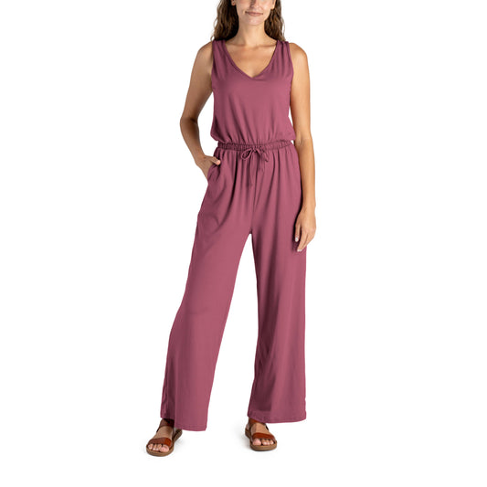 Allthreads™ Vineyard Jumpsuit Open Stock: Sangria / Large