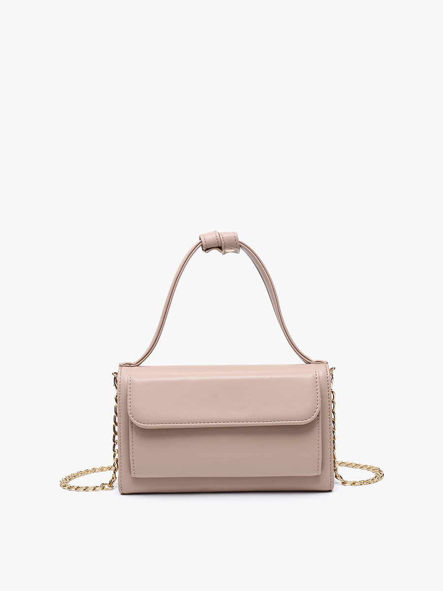 Honey Rectangular Crossbody Bag – Chain Strap | M2434 : Black