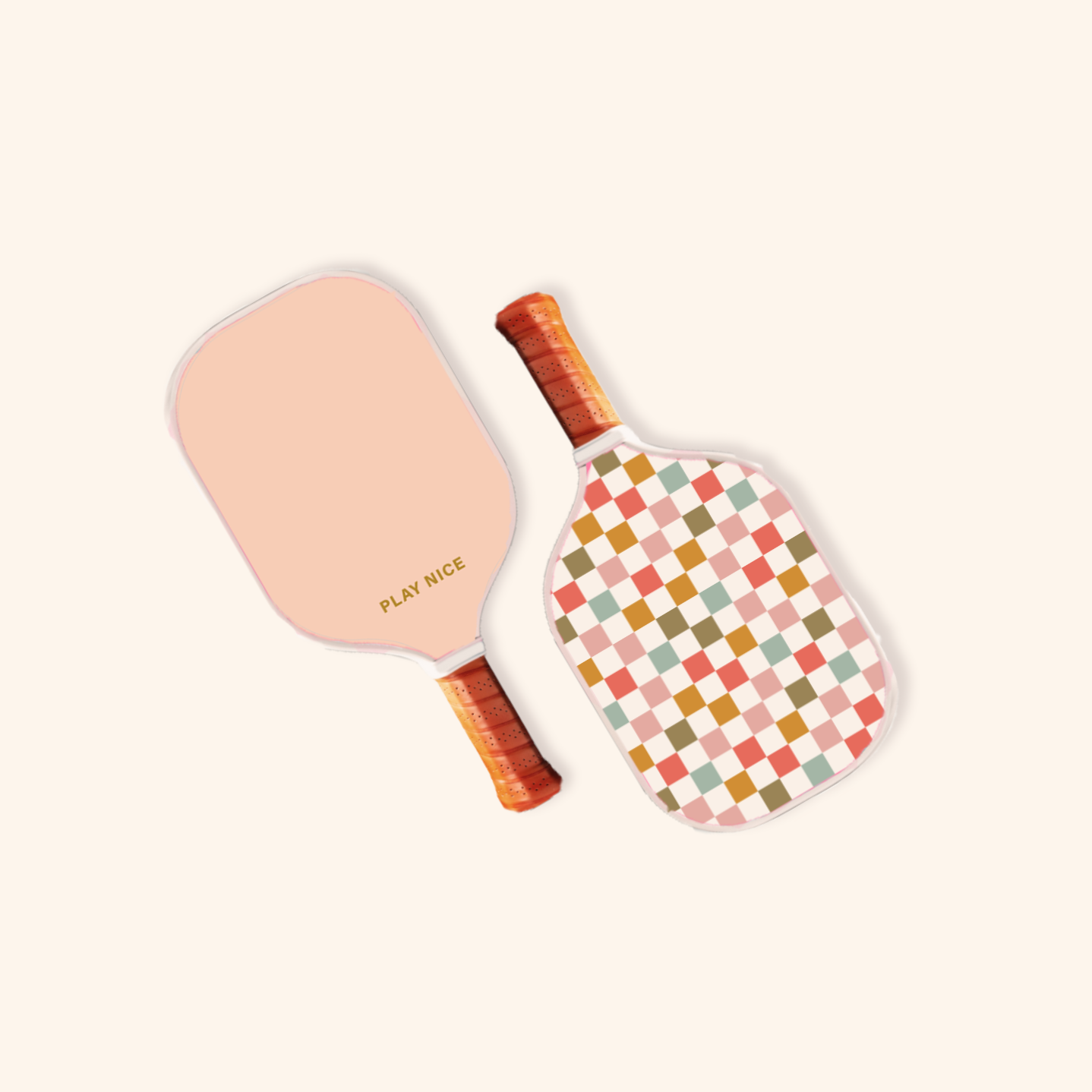 Cute Adult Pickle Ball Paddle - pickleball gifts, patterns