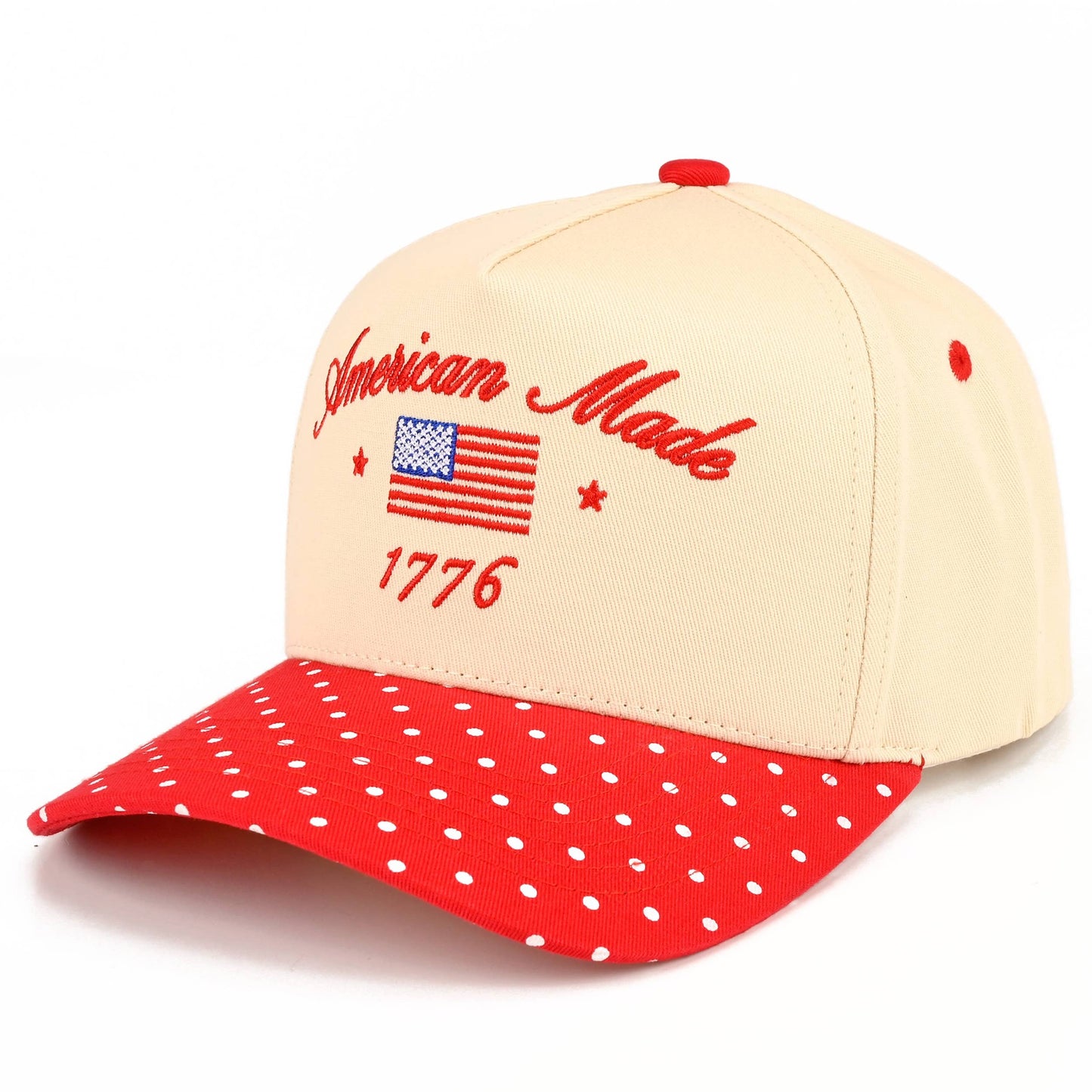 C.C AMERICAN MADE 1776 Letter on Two Tone Trucker Hat: Navy