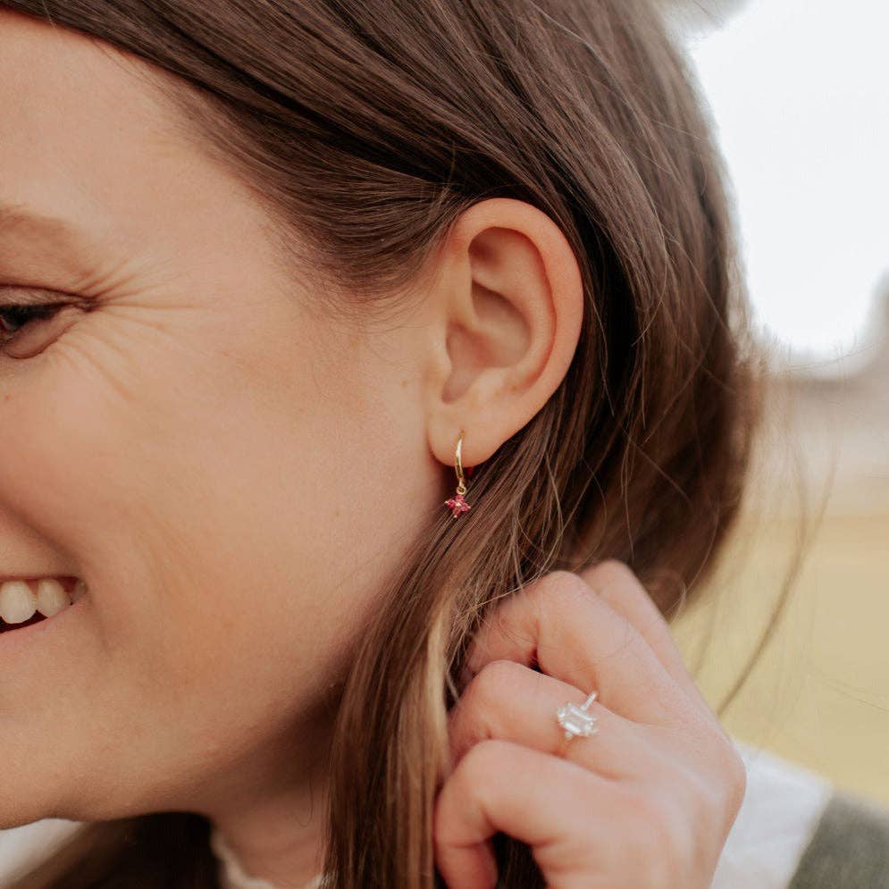 Margot Hoops: Silver Diamond