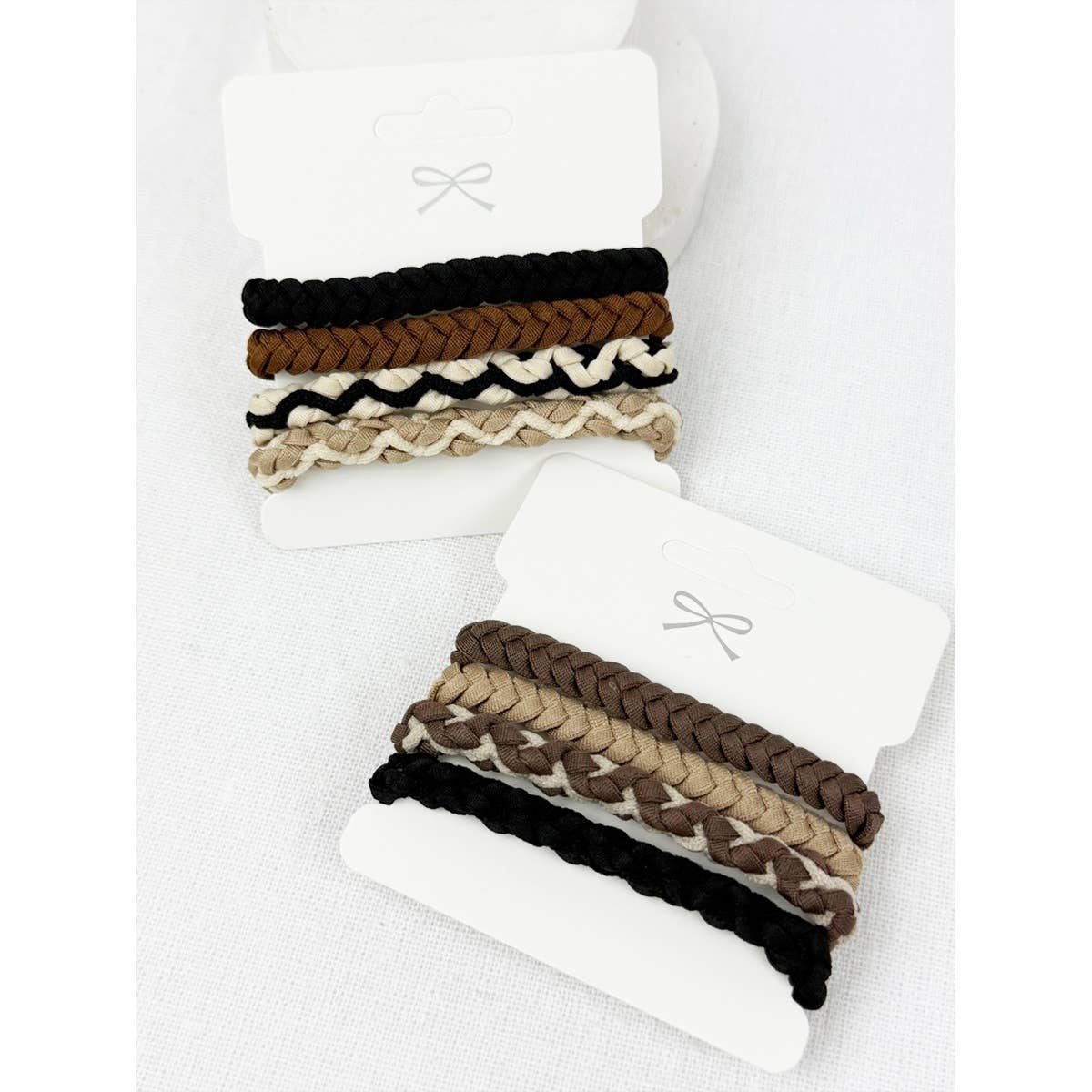 Boho Style Elastic Ponytail Hair Tie: MIX COLOR / ONE(12)