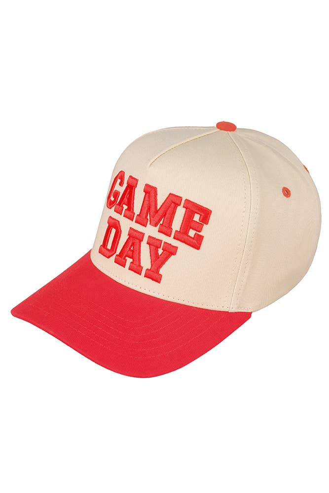 C.C GAME DAY Embroidered Cotton Baseball Cap: Leopard