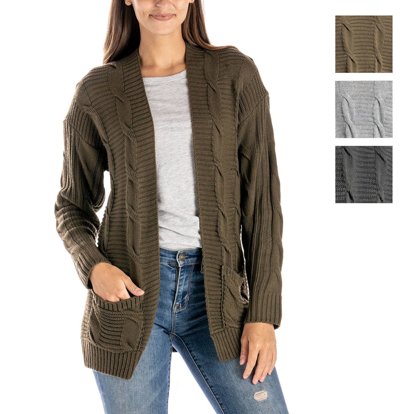 Allthreads Aspen Cardigan Open Stock: Black / Large
