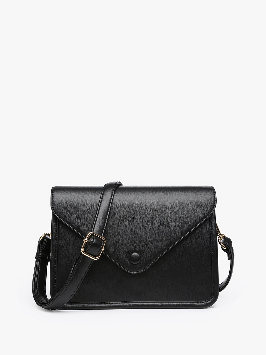 Lagos Envelope Crossbody Clutch – Evening Bag | JN2242 : Black