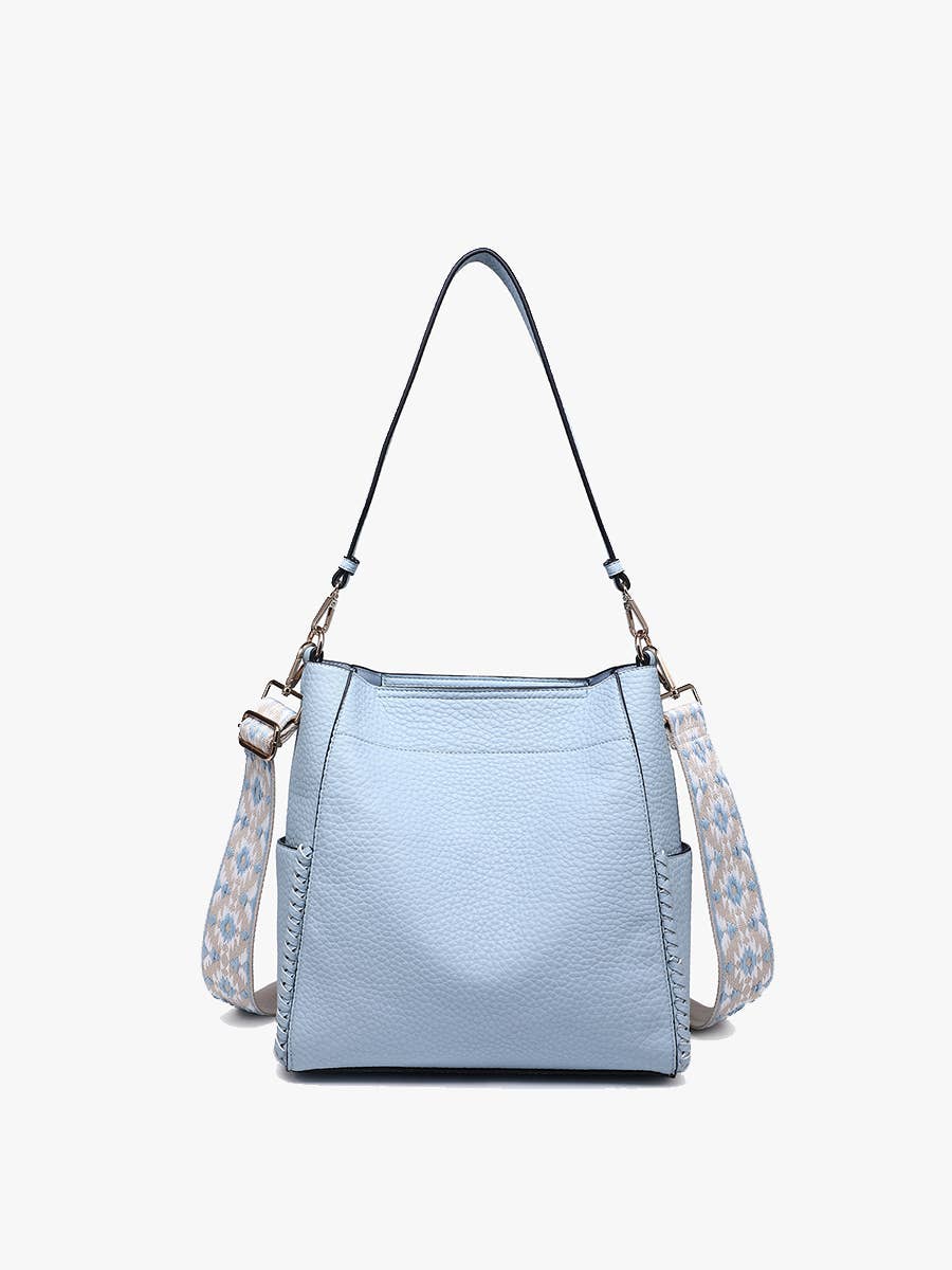 Penny 2-in-1 Bucket Bag w/ Guitar Strap | M2070 : Grey