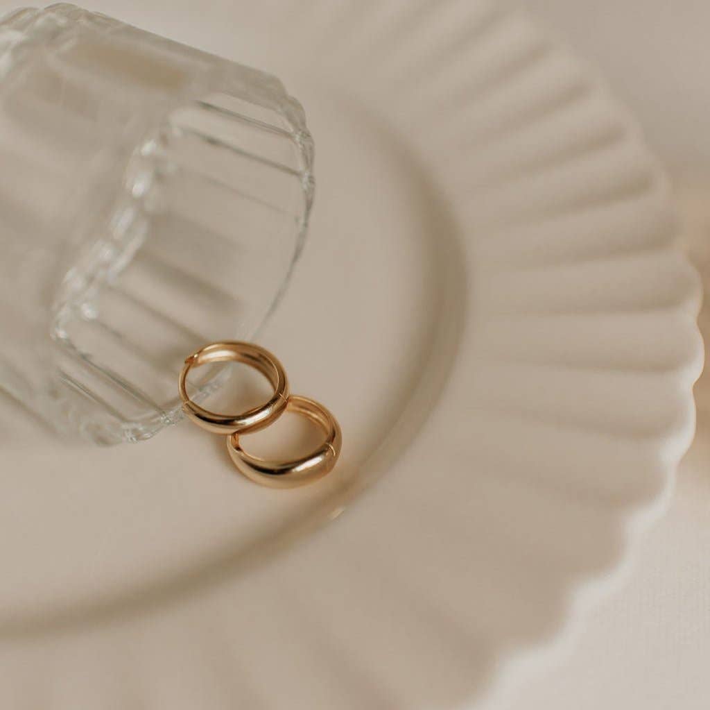 Lexi Chunky Hoops: Silver