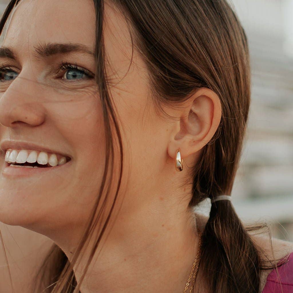 Lexi Chunky Hoops: Gold