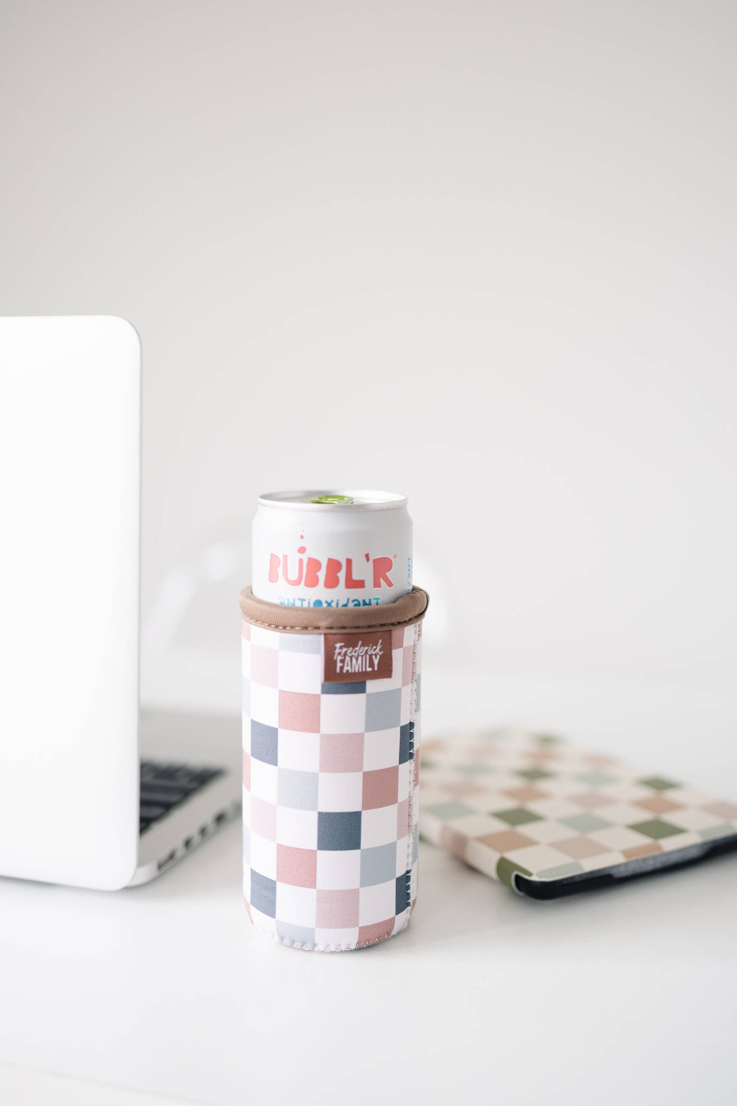 Slim Can Drink Sleeves- Reusable Neoprene Coolers with Aesthetic Patterns, 12oz Skinny Can Holder for Seltzer Energy Drinks: 18 white hydrangea