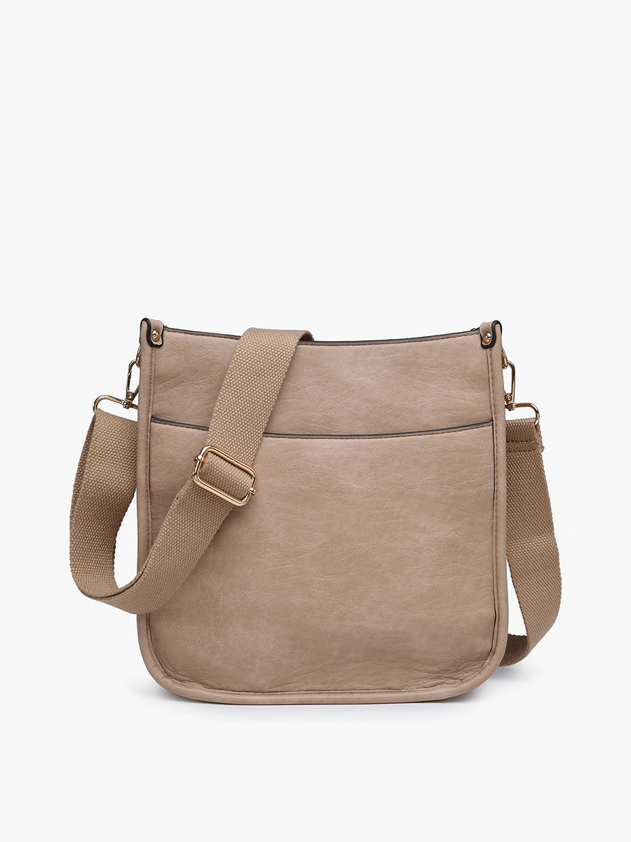 M2168 Posie Crossbody w/ Removable Strap: Brown.Brown