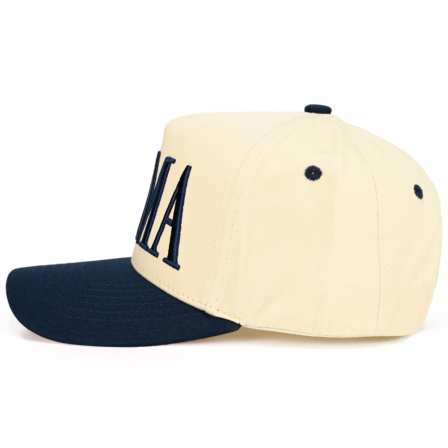 C.C MAMA Letter embroidered Snapback Trucker Hat: Light Pink