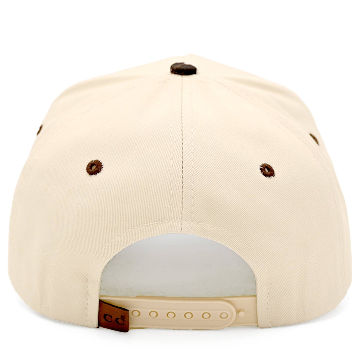 C.C PUT IT ON MY HUSBAND'S TAB Letter Trucker Hat: Brown