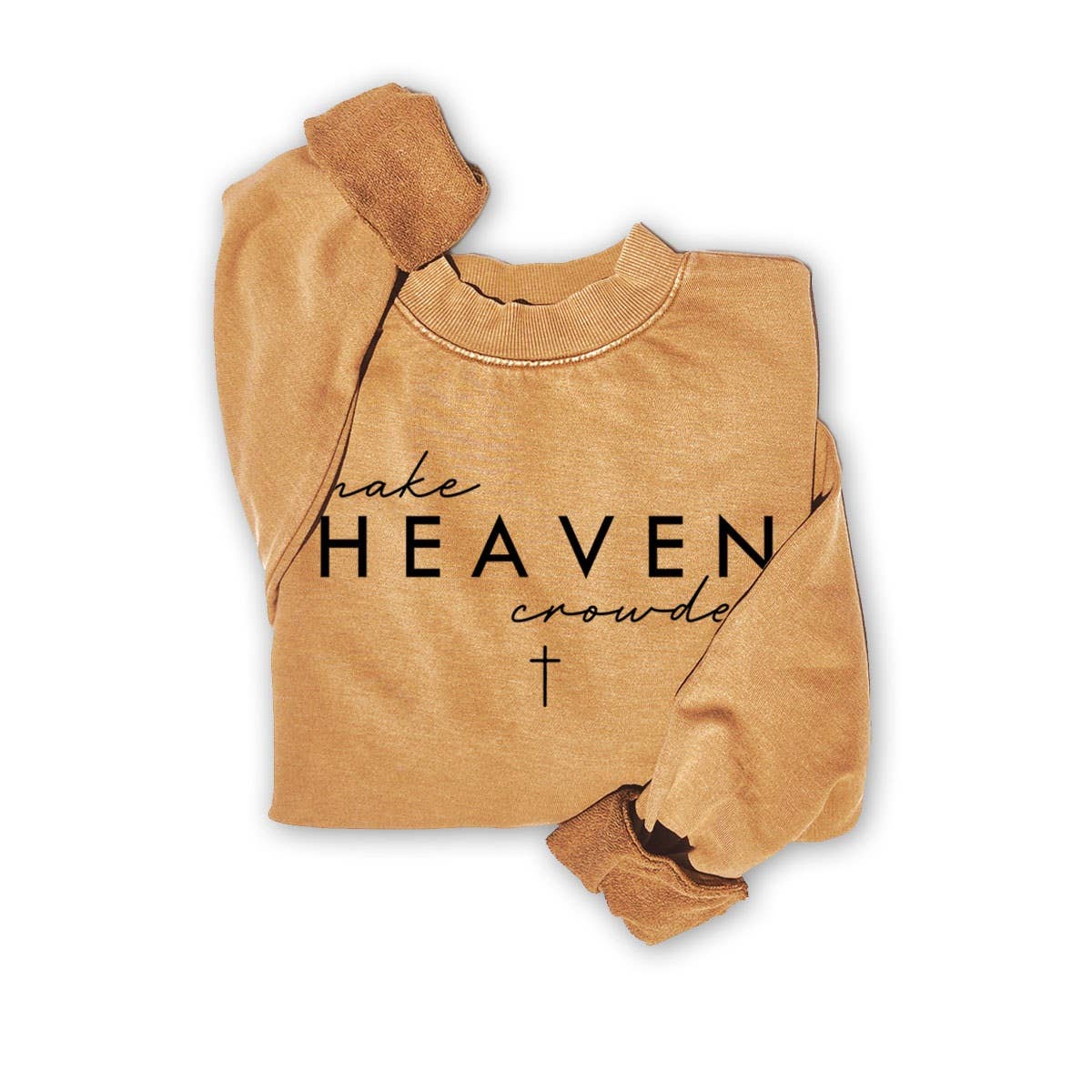 MAKE HEAVEN MINERAL GRAPHIC SWEATSHIRTS: Mineral Taupe / S-M-L-XL(1-2-2-1)