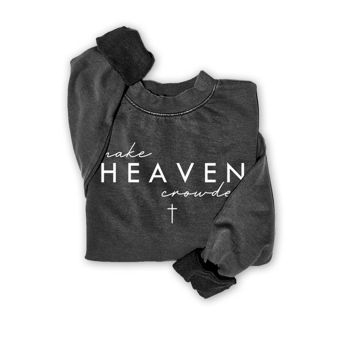 MAKE HEAVEN MINERAL GRAPHIC SWEATSHIRTS: Mineral Taupe / S-M-L-XL(1-2-2-1)