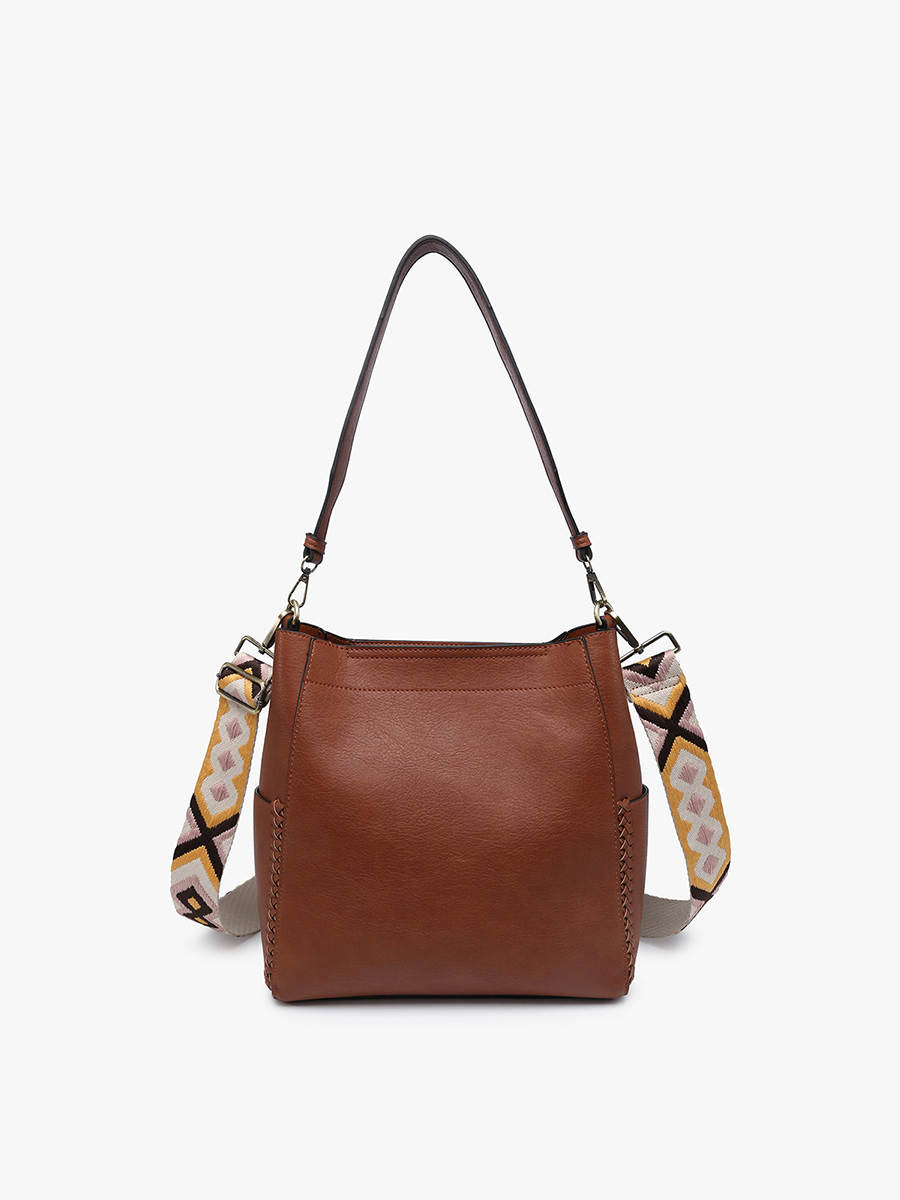 Penny 2-in-1 Bucket Bag w/ Guitar Strap | M2070 : Grey
