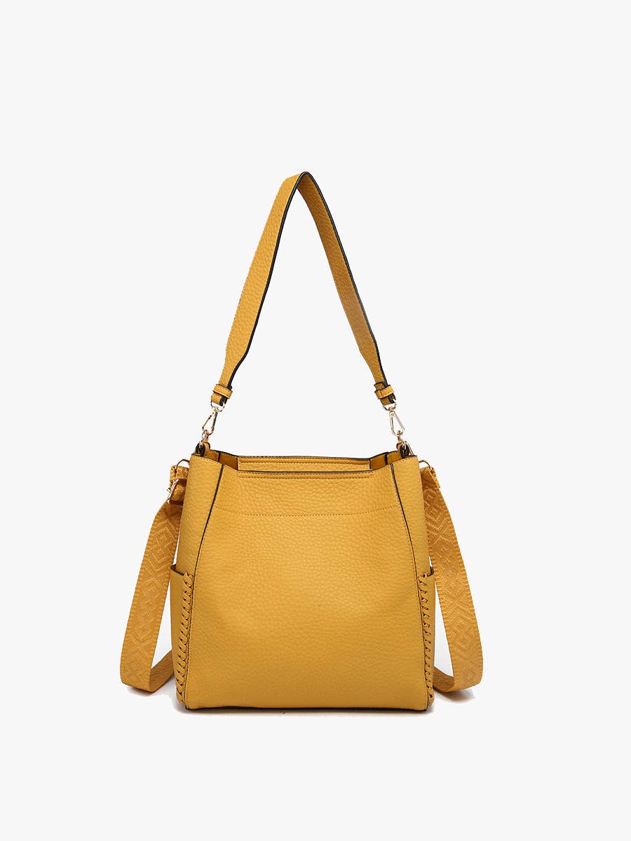 Penny 2-in-1 Bucket Bag w/ Guitar Strap | M2070 : Grey