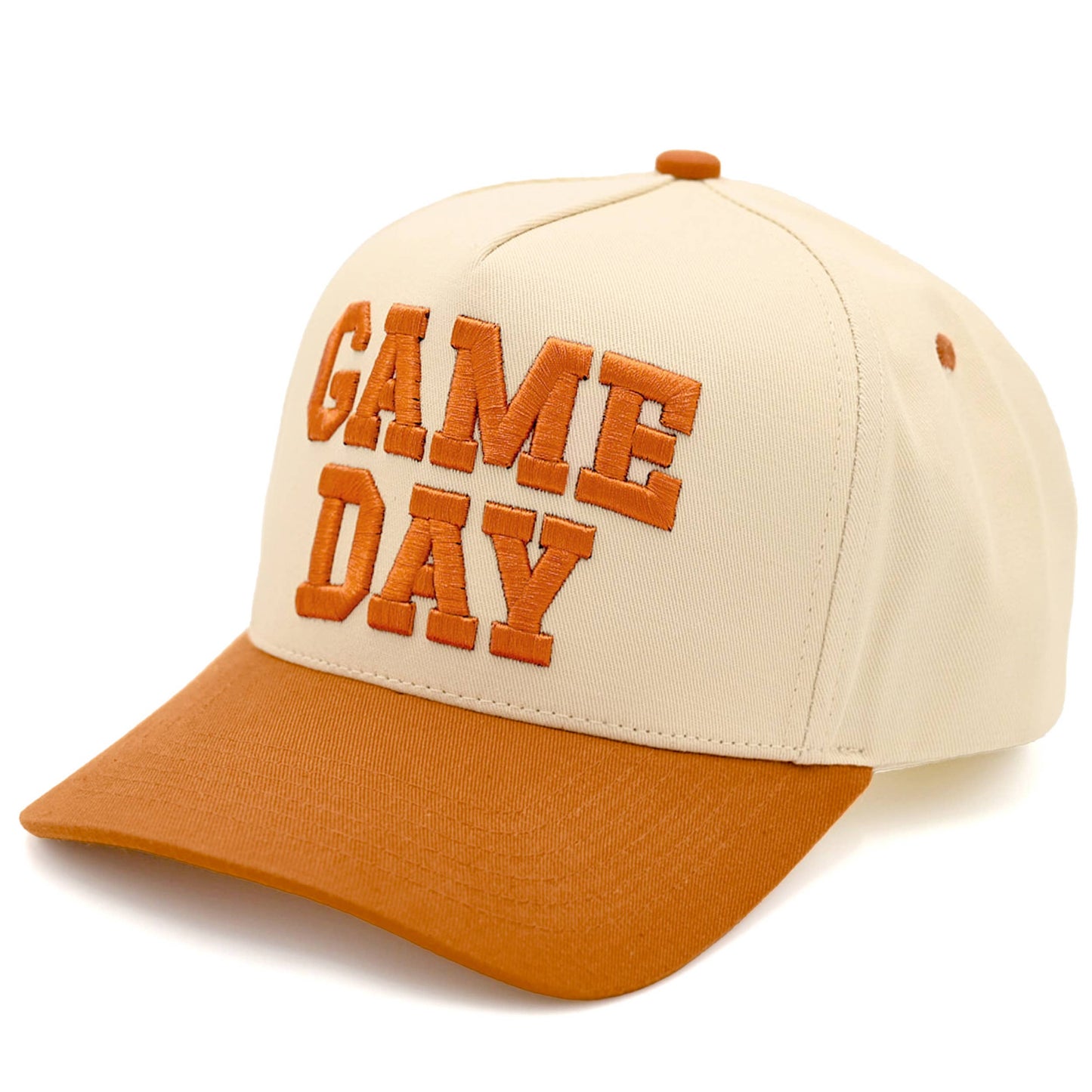 C.C GAME DAY Embroidered Cotton Baseball Cap: Leopard