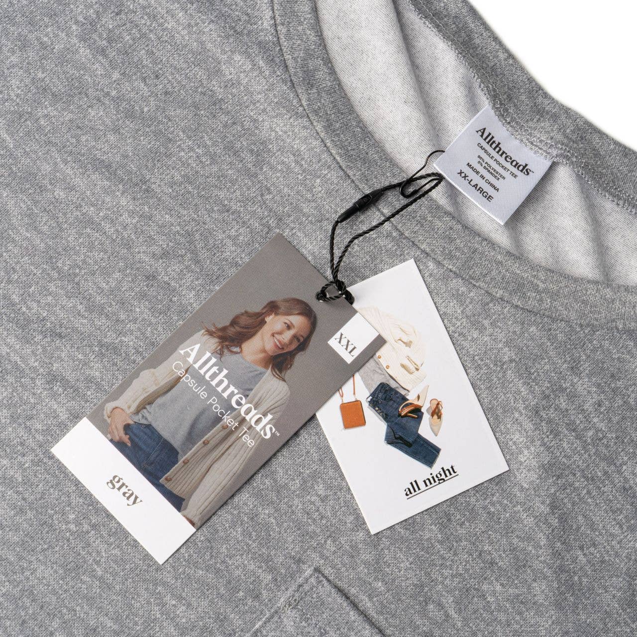 Allthreads Capsule Pocket Tee Open Stock: Gray / M