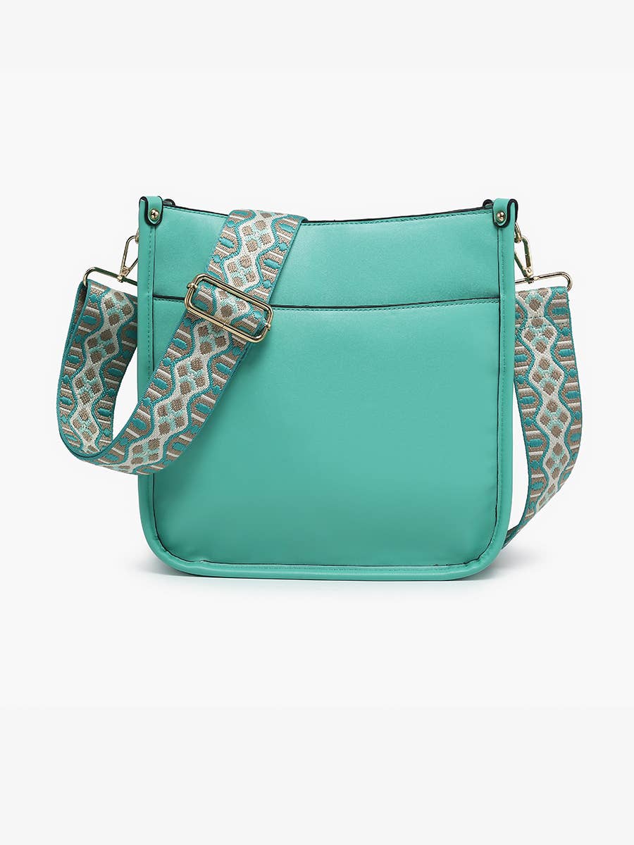 M2168 Posie Crossbody w/ Removable Strap: Brown.Brown