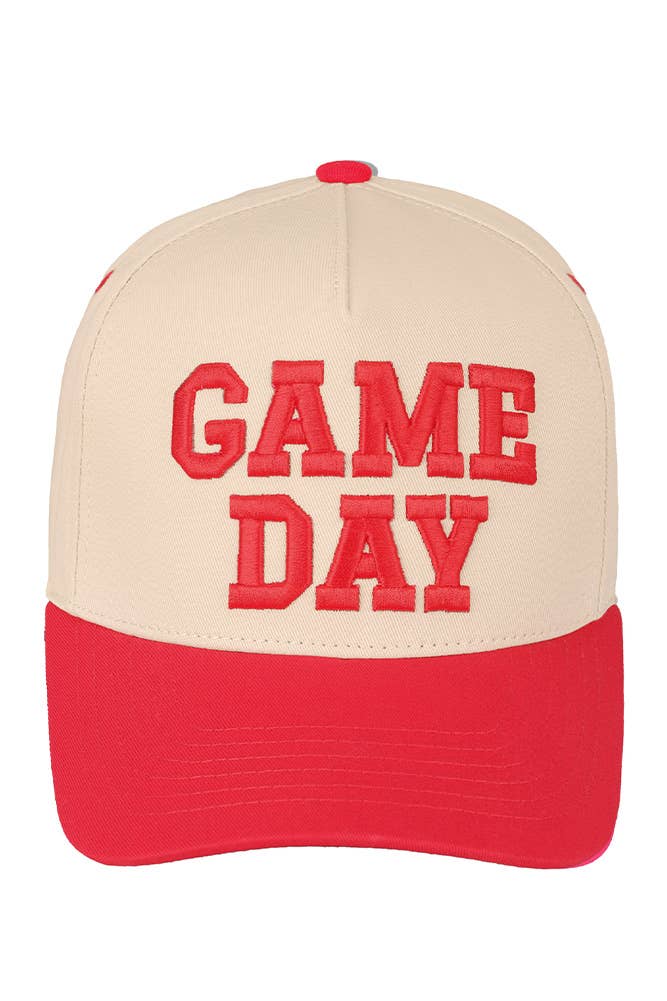 C.C GAME DAY Embroidered Cotton Baseball Cap: Leopard
