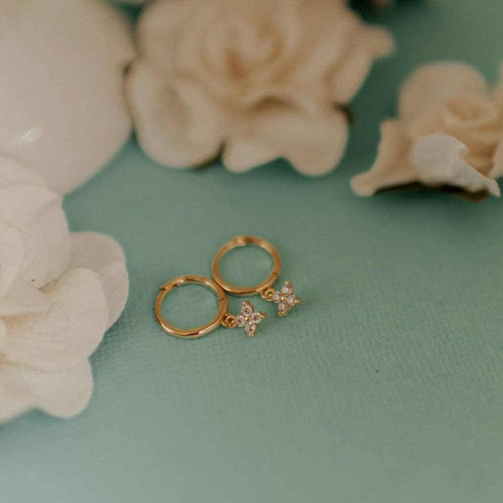 Margot Hoops: Gold Diamond