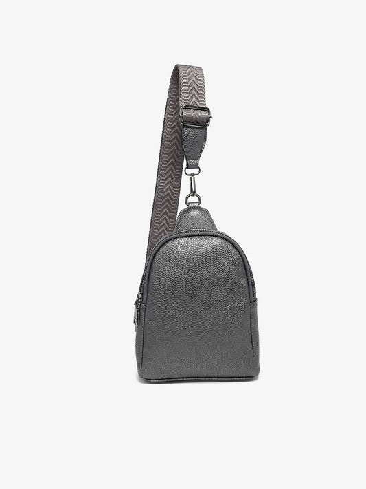 M2436 Ellen Sling Bag w/ Removable Guitar Strap: Gunmetal