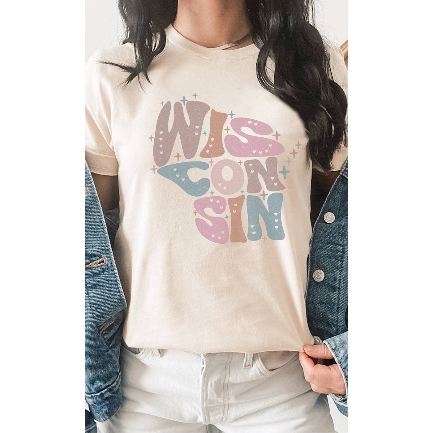 Bubble Letter Graphic Tee WI